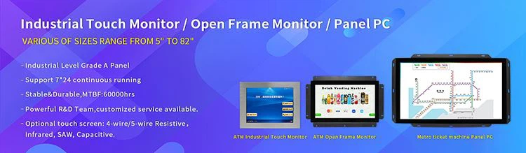 750 Industrial Touch Monitor  Open Frame Monitor  Panel PC